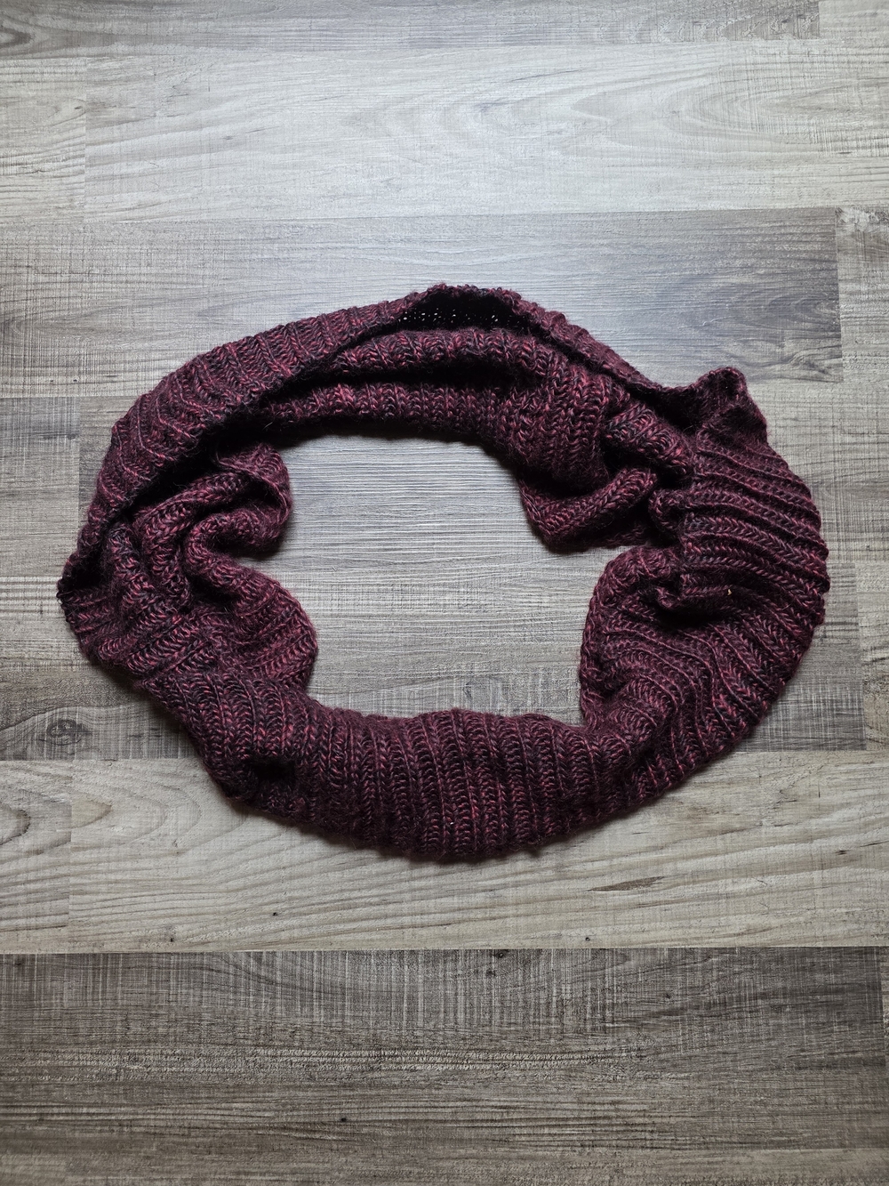 H&M Knit Infinity Scarf - Burgundy